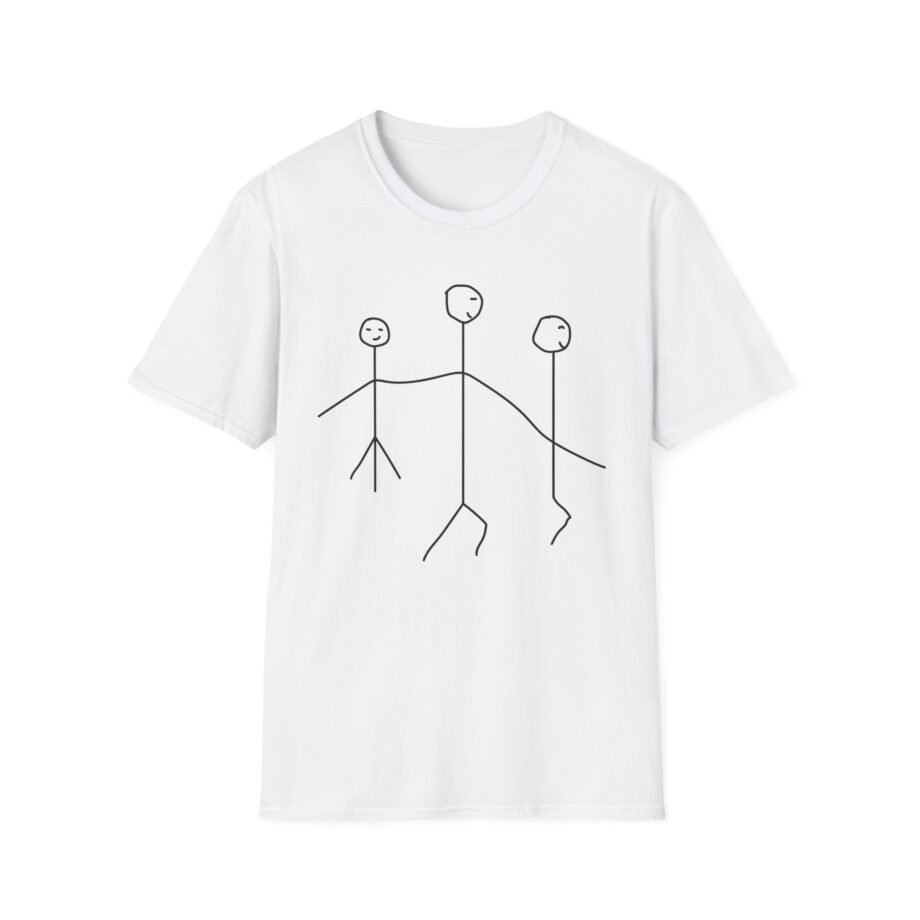 Leith Ross Stick Figures Unisex Softstyle T-Shirt