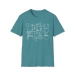 Leith Ross Stick Figures  Unisex Softstyle T-Shirt