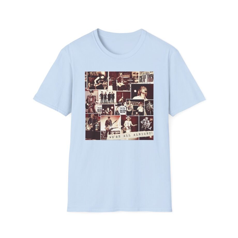 Cheap Trick Photo Collage Unisex Softstyle T-Shirt