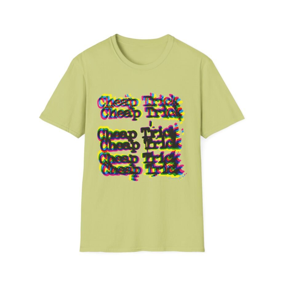 Cheap Trick 3d Logo Unisex Softstyle T-Shirt