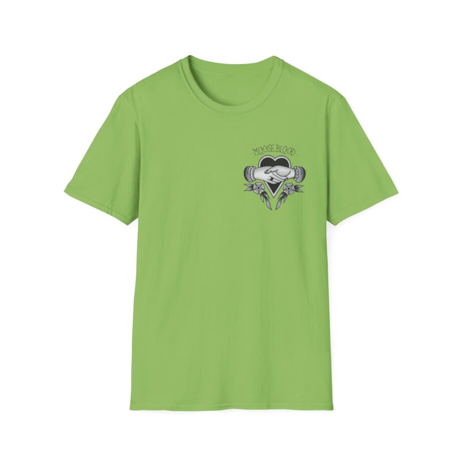 Moose Blood Traditional Tattoo Desig Unisex Softstyle T-Shirt