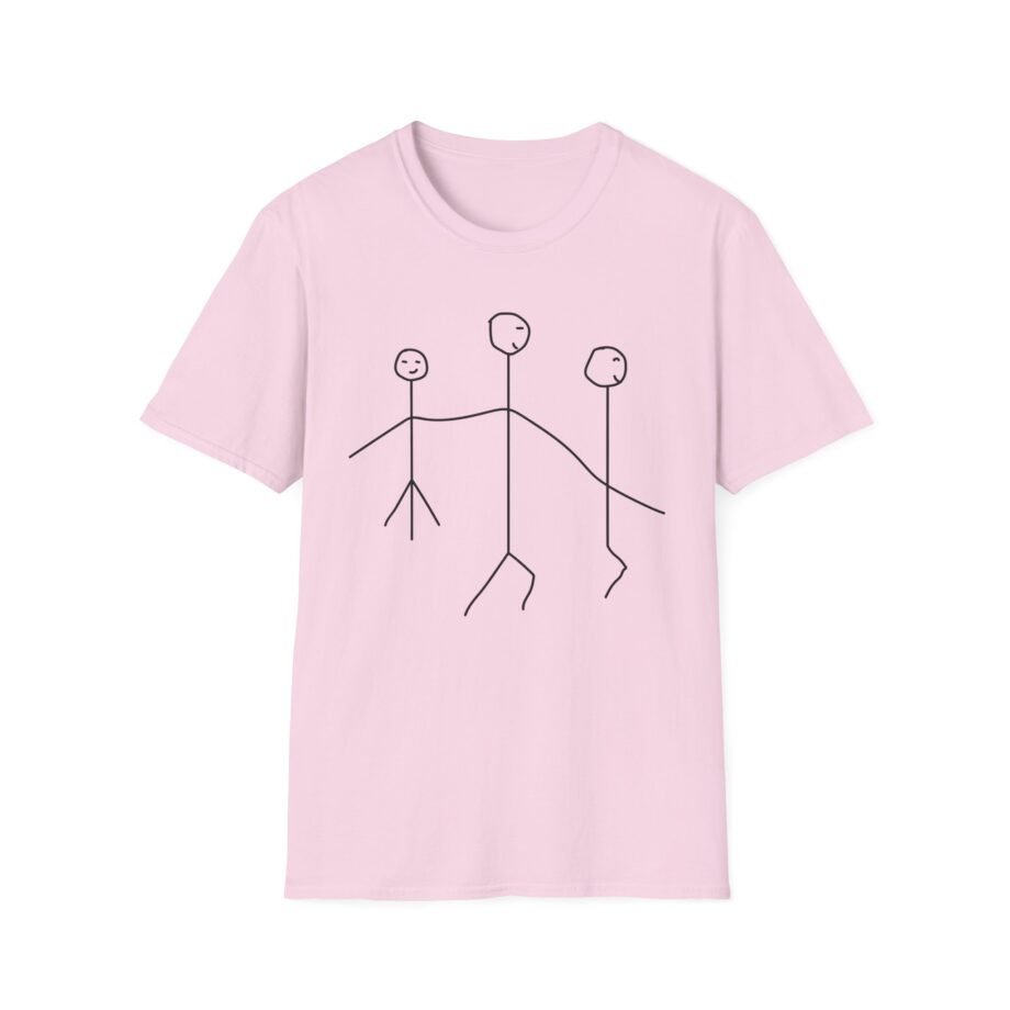 Leith Ross Stick Figures Unisex Softstyle T-Shirt