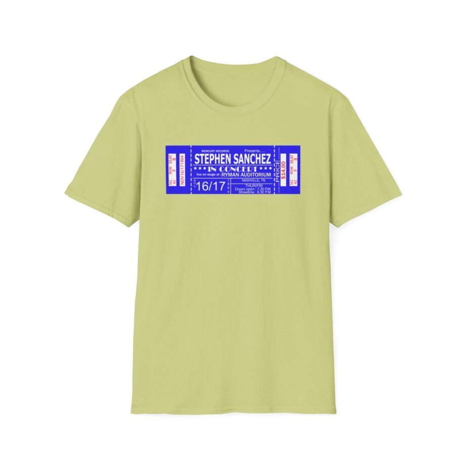 Stephen Sanchez Live in Concert Ryman Auditorium Unisex Softstyle T-Shirt