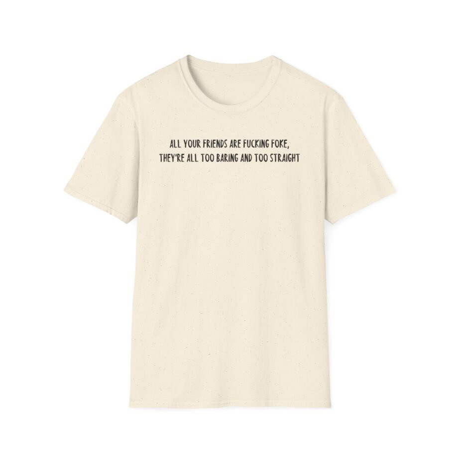 BM Boring and Straight Unisex Softstyle T-Shirt