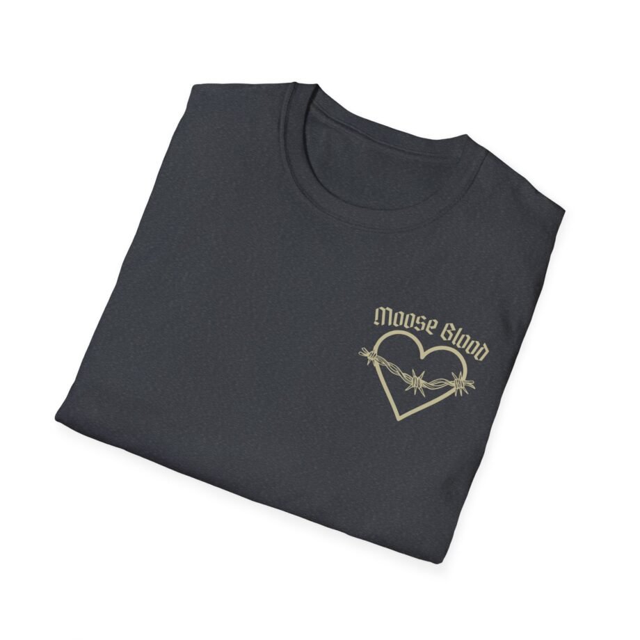 Moose Blood Barbed Wire Heart Unisex Softstyle T-Shirt