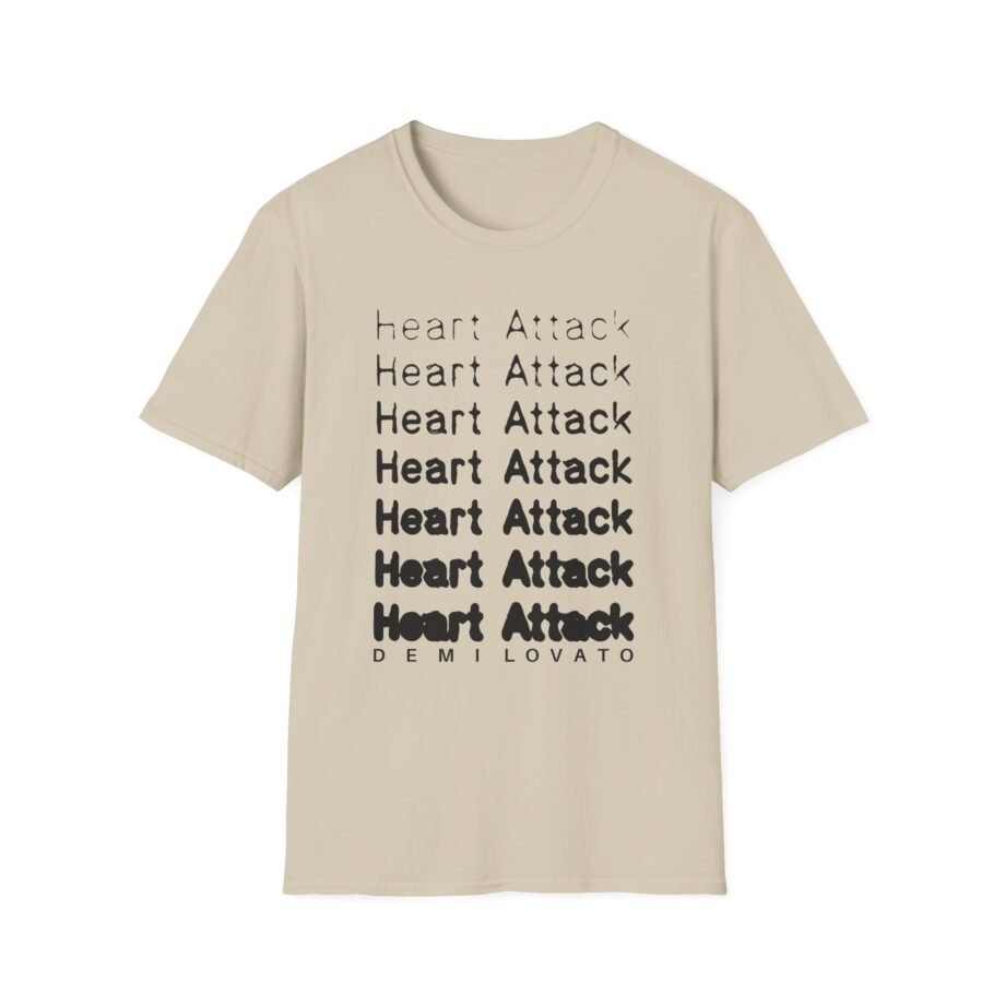 Demi Lovato Heart Attack Anniversary Unisex Softstyle T-Shirt