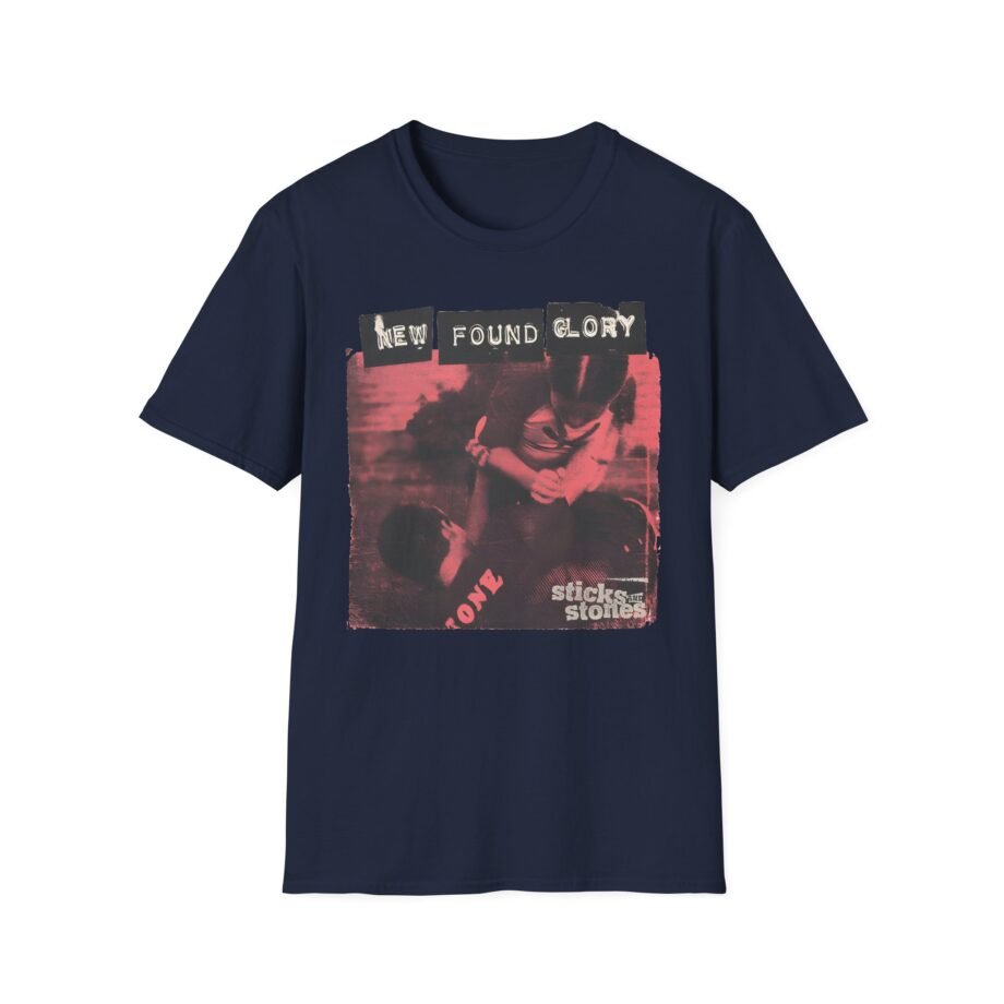 New Found Glory Sticks and Stones Xerox Unisex Softstyle T-Shirt