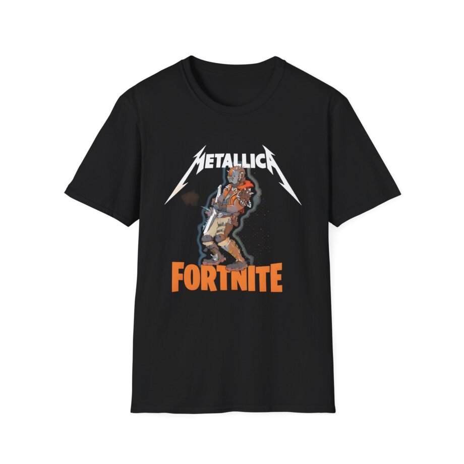 Fortnite X Metallica Fire Unisex Softstyle T-Shirt