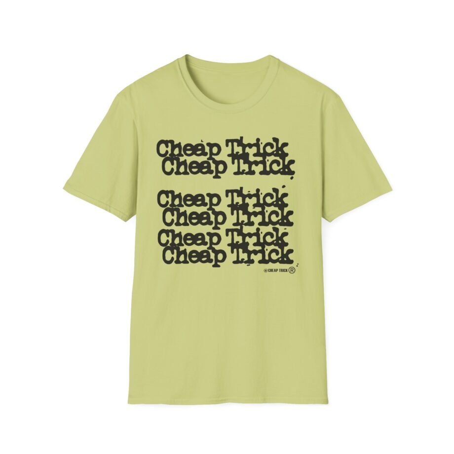Cheap Trick Stacked Logo Unisex Softstyle T-shirt
