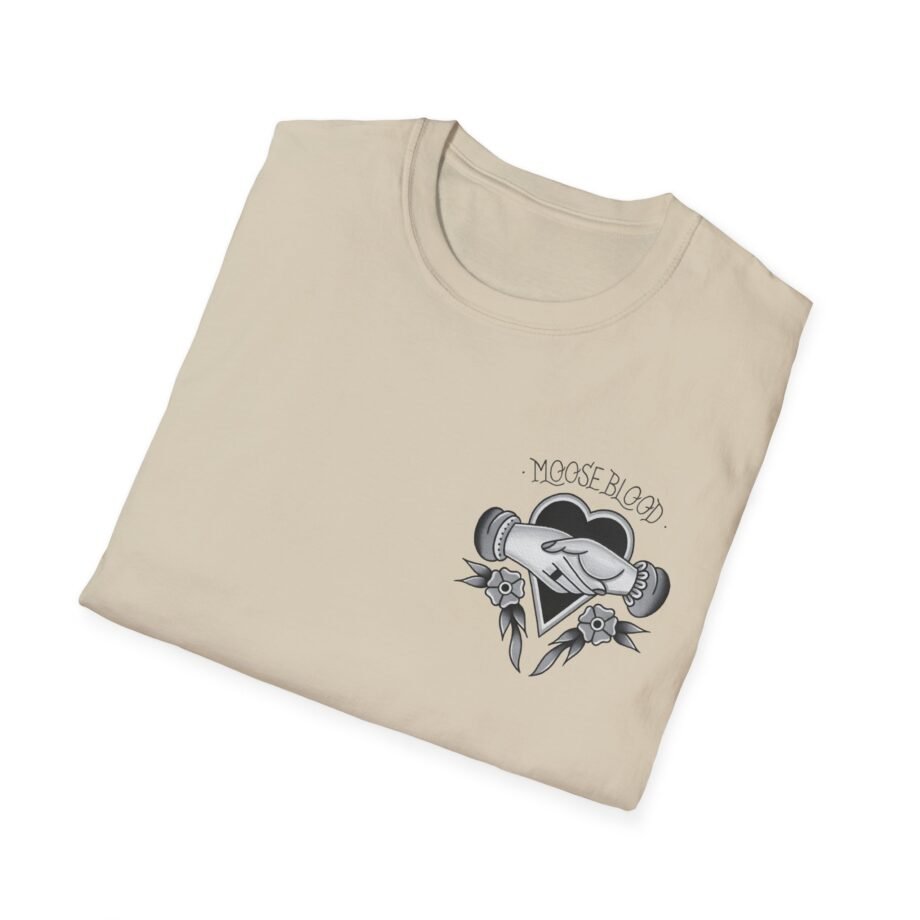 Moose Blood Traditional Tattoo Desig Unisex Softstyle T-Shirt