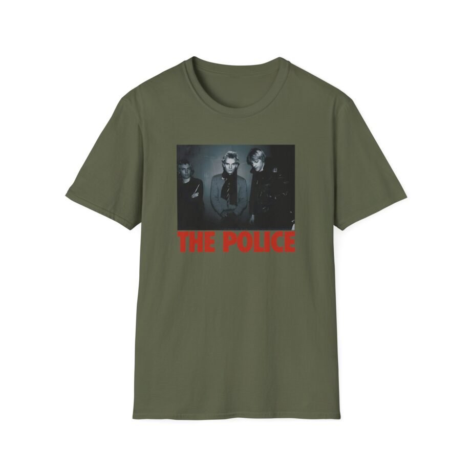 The Police Against the Wall Unisex Softstyle T-Shirt
