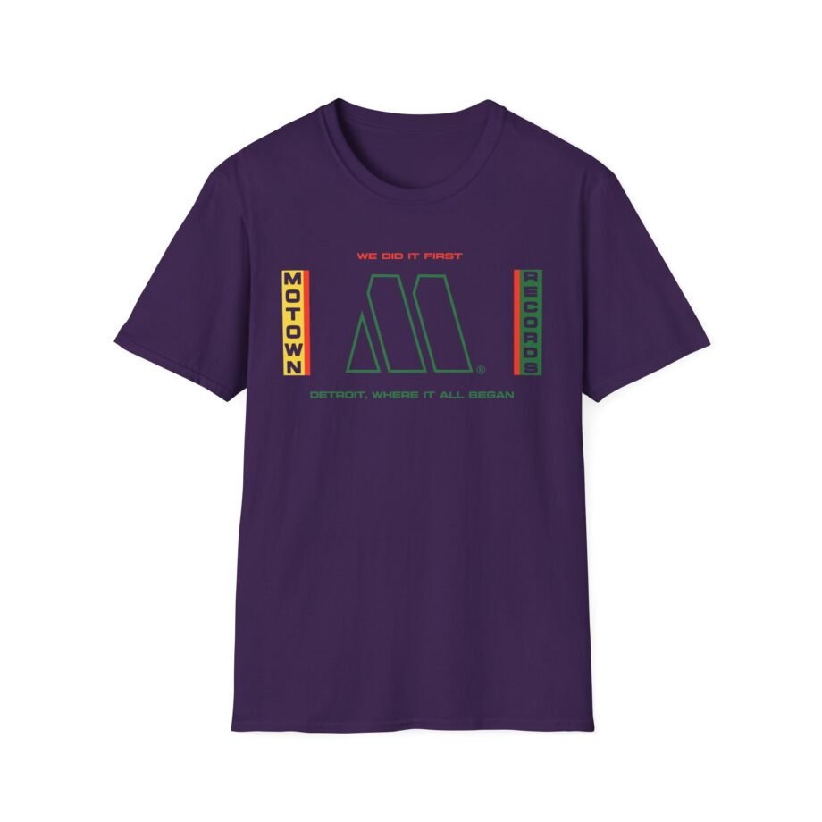 Motown Records We Did It First Unisex Soft-style T-shirt