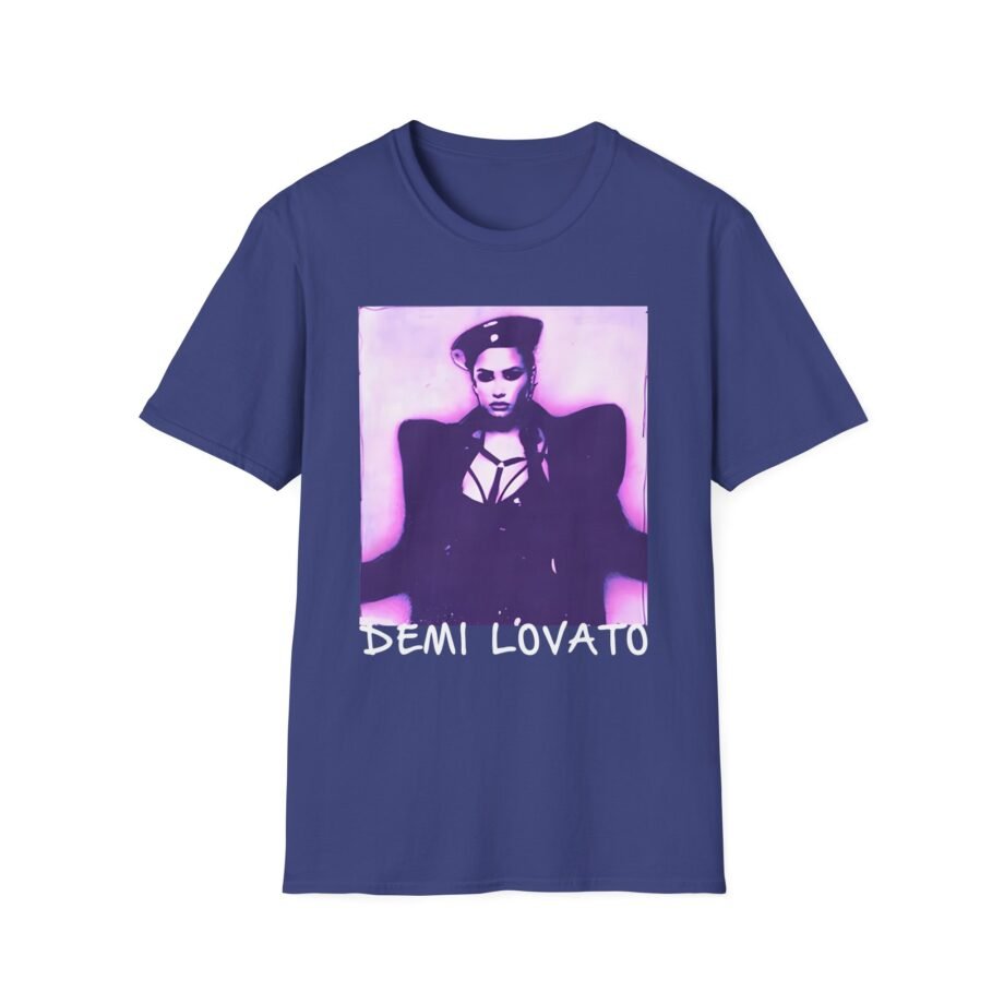 Demi Lovato Lilac Gradient Photo Unisex Softstyle T-Shirt
