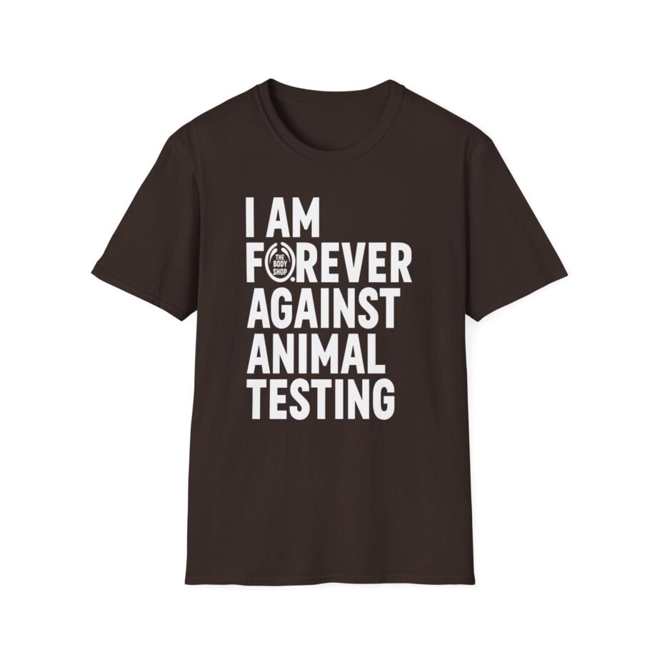 AJ I Am Forever Against Animal Testing Unisex Softstyle T-Shirt
