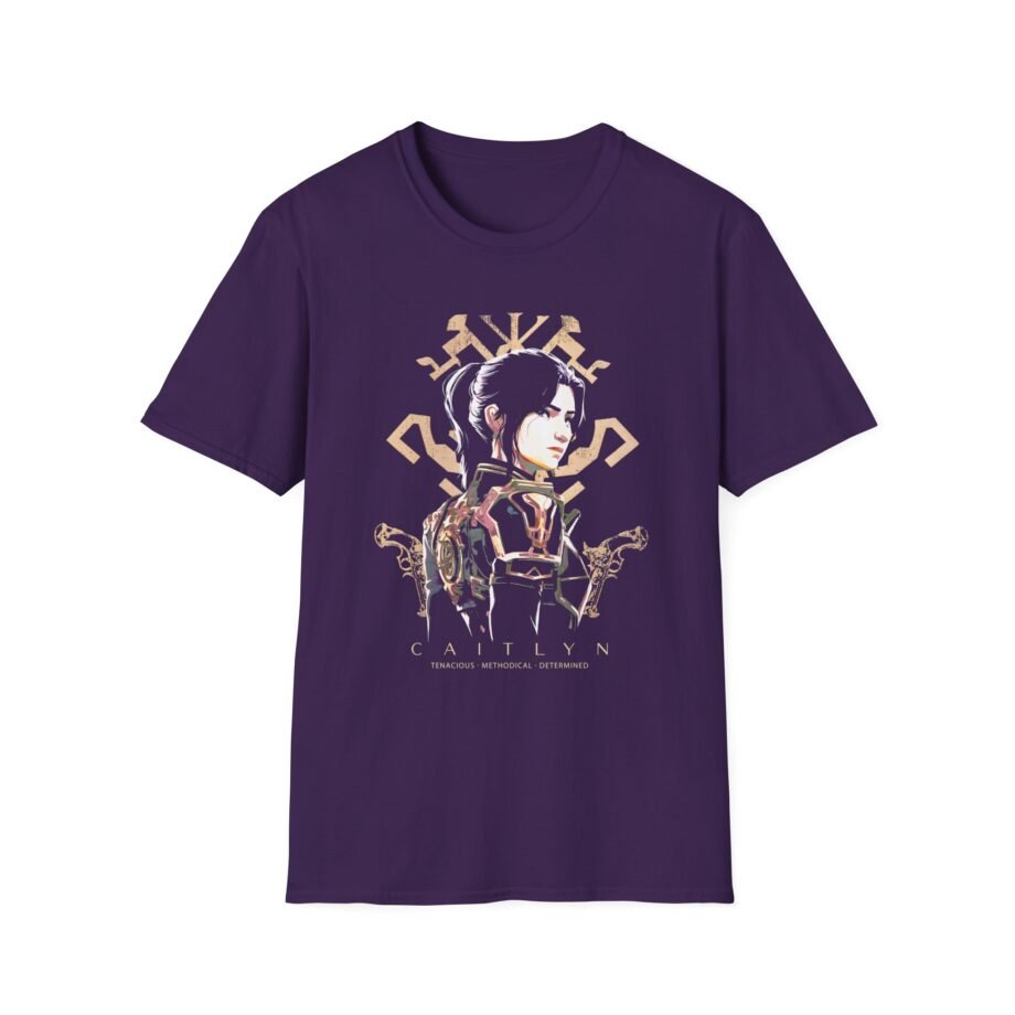 Arcane League of Legends Caitlyn With Kiramman Insignia Unisex Soft-style T-shirt