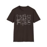 Leith Ross Stick Figures  Unisex Softstyle T-Shirt