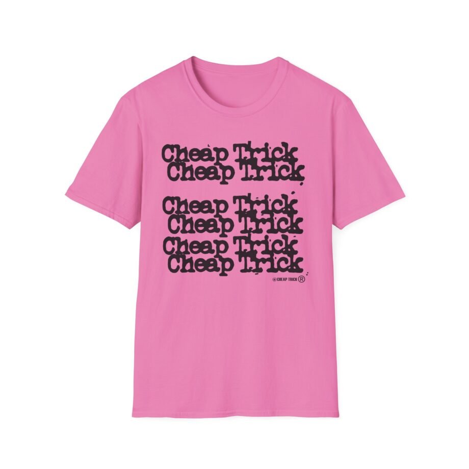 Cheap Trick Stacked Logo Unisex Softstyle T-shirt