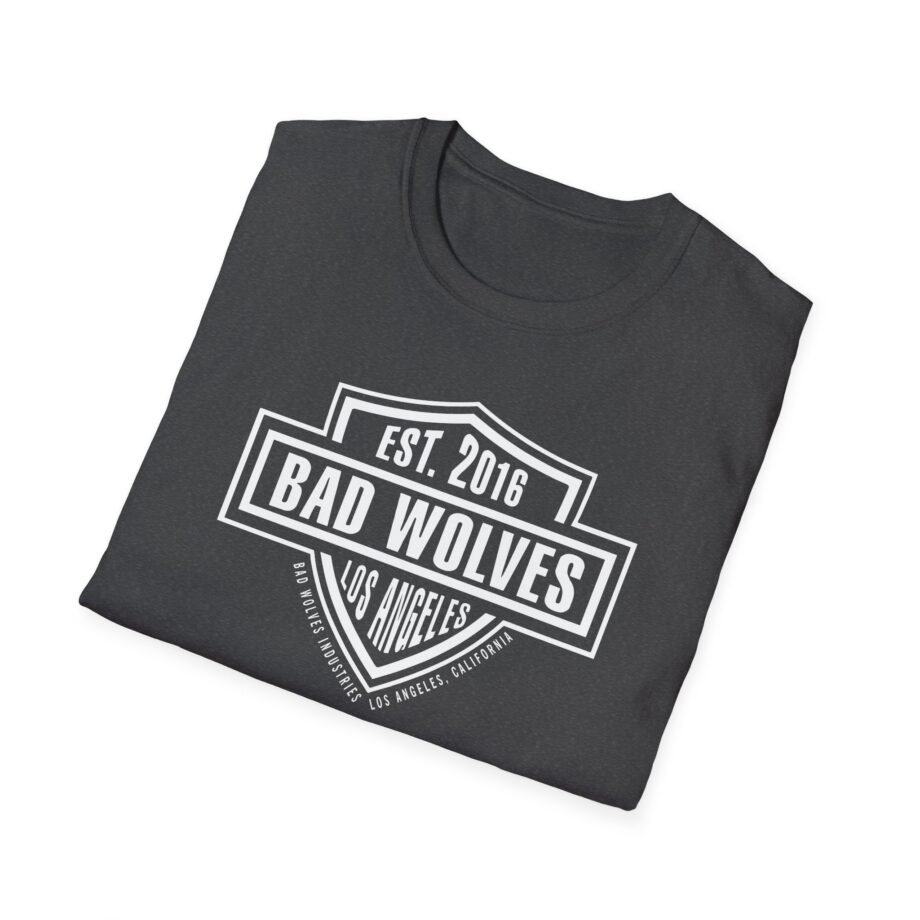 Bad Wolves Los Angeles Ca Shield Unisex Softstyle T-Shirt
