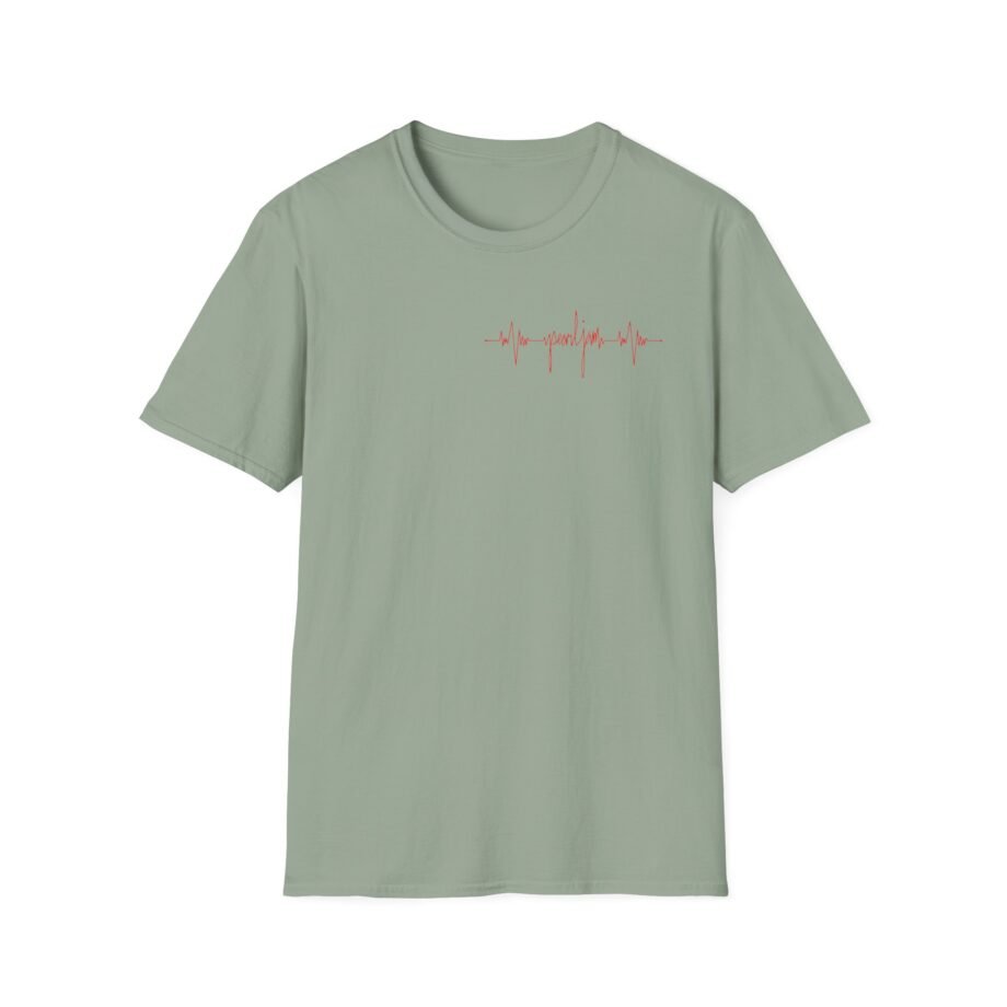 Pearl Jam Ekg Flame Unisex Softstyle T-Shirt