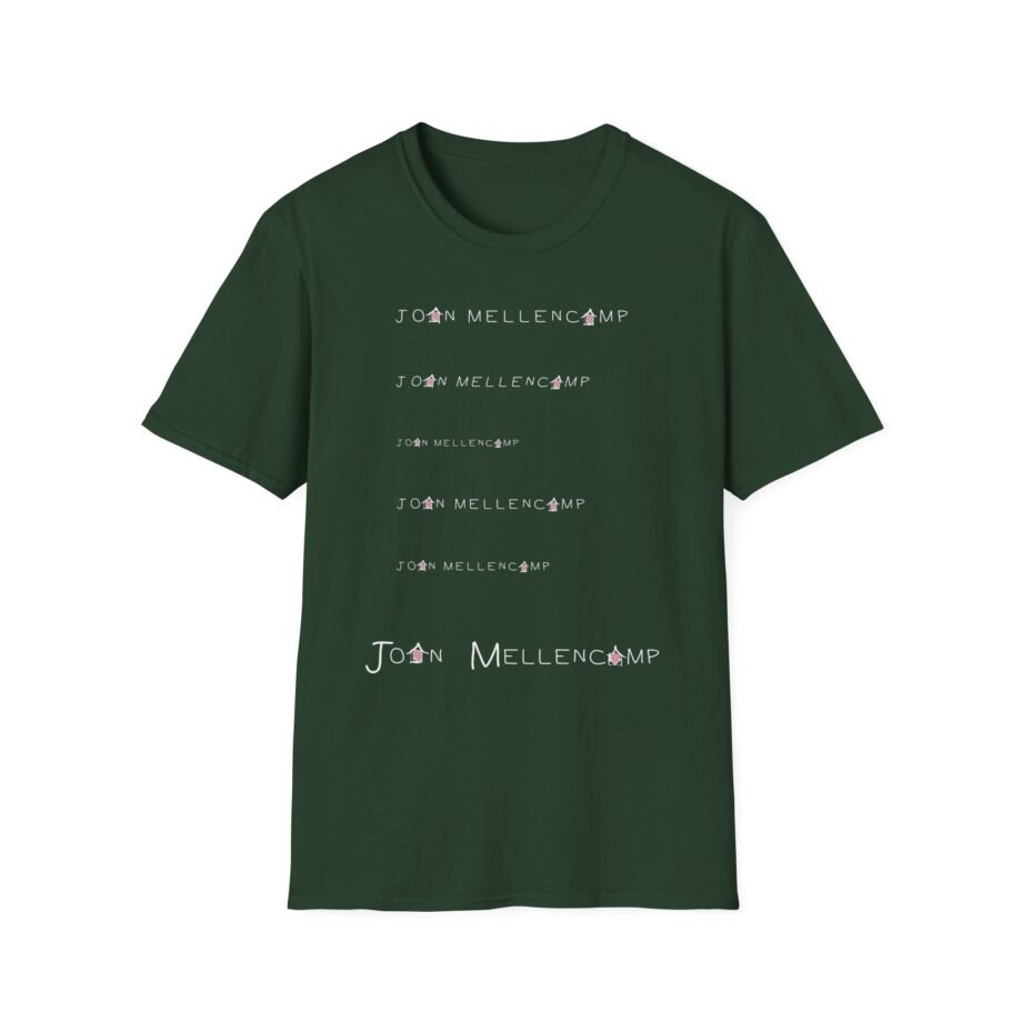 John Mellencamp Pink Houses Unisex Softstyle T-Shirt
