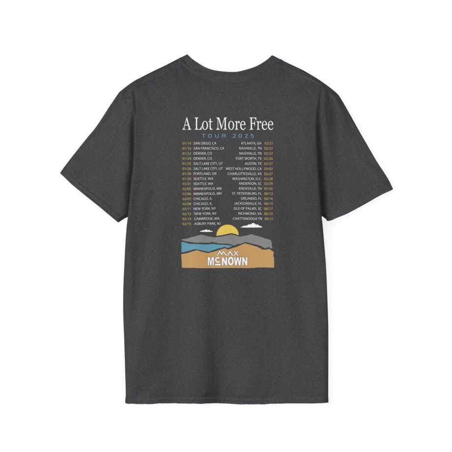 Max Mcnown US Tour Unisex Softstyle T-shirt