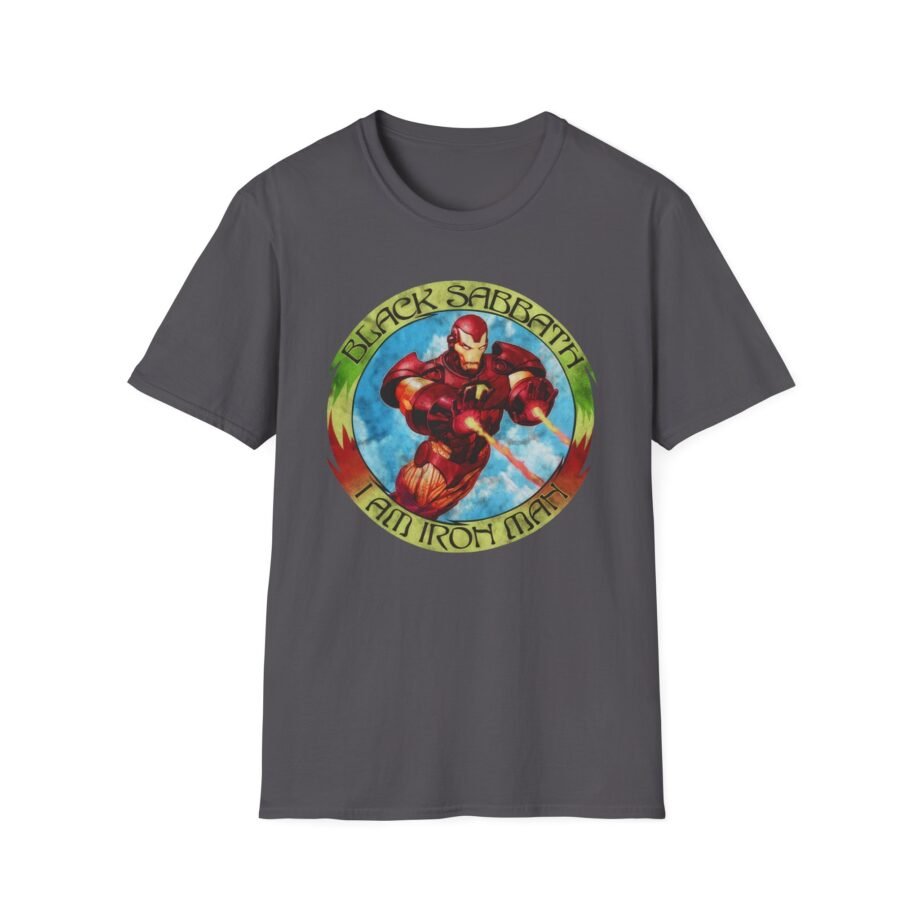 BS Iron Man Circle Unisex Softstyle T-Shirt