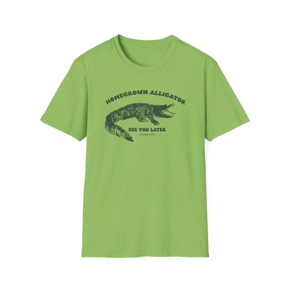 George Ezra Home Grown Alligator Unisex Softstyle T-Shirt