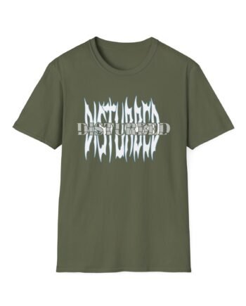 Disturbed Olive Glow Unisex Softstyle T-Shirt