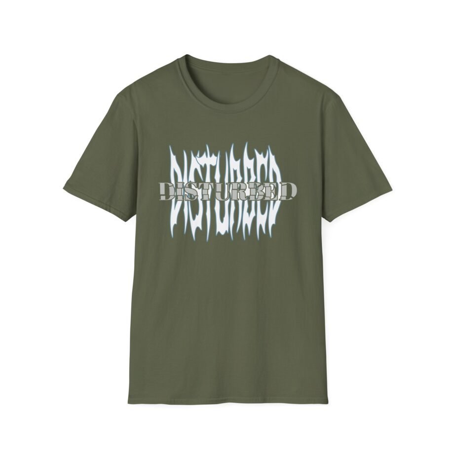 Disturbed Olive Glow Unisex Softstyle T-Shirt