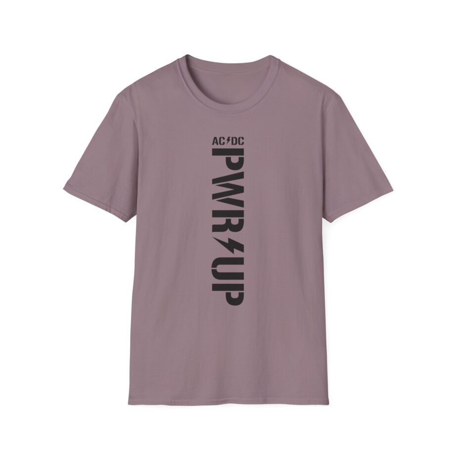 Acdc Vertical Power Up Unisex Softstyle T-Shirt