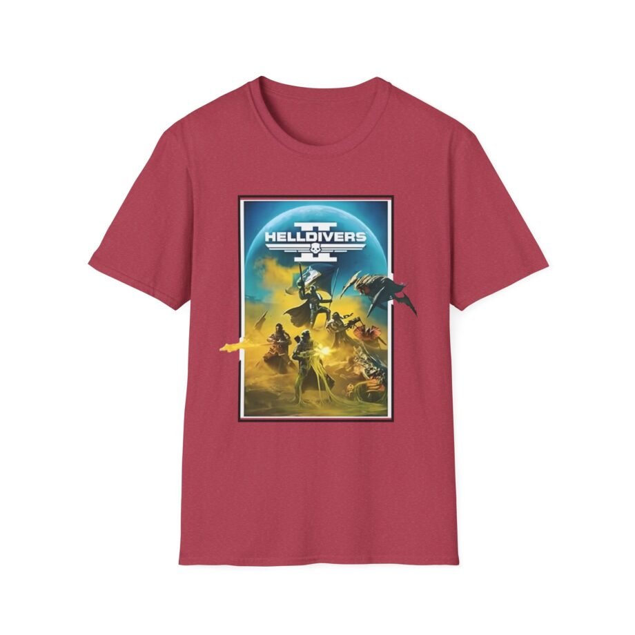 Helldivers Key Art Unisex Softstyle T-Shirt