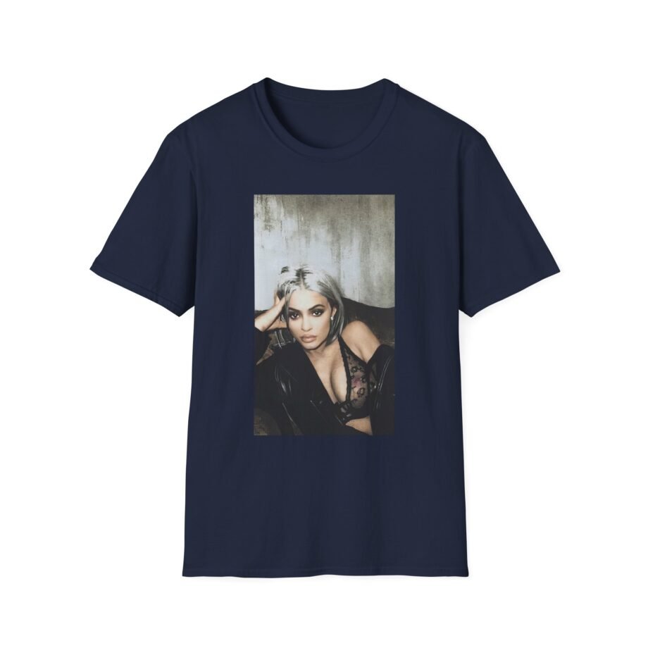 Kylie Jenner Kylie & Kendall Lace & Leather Unisex Softstyle T-Shirt