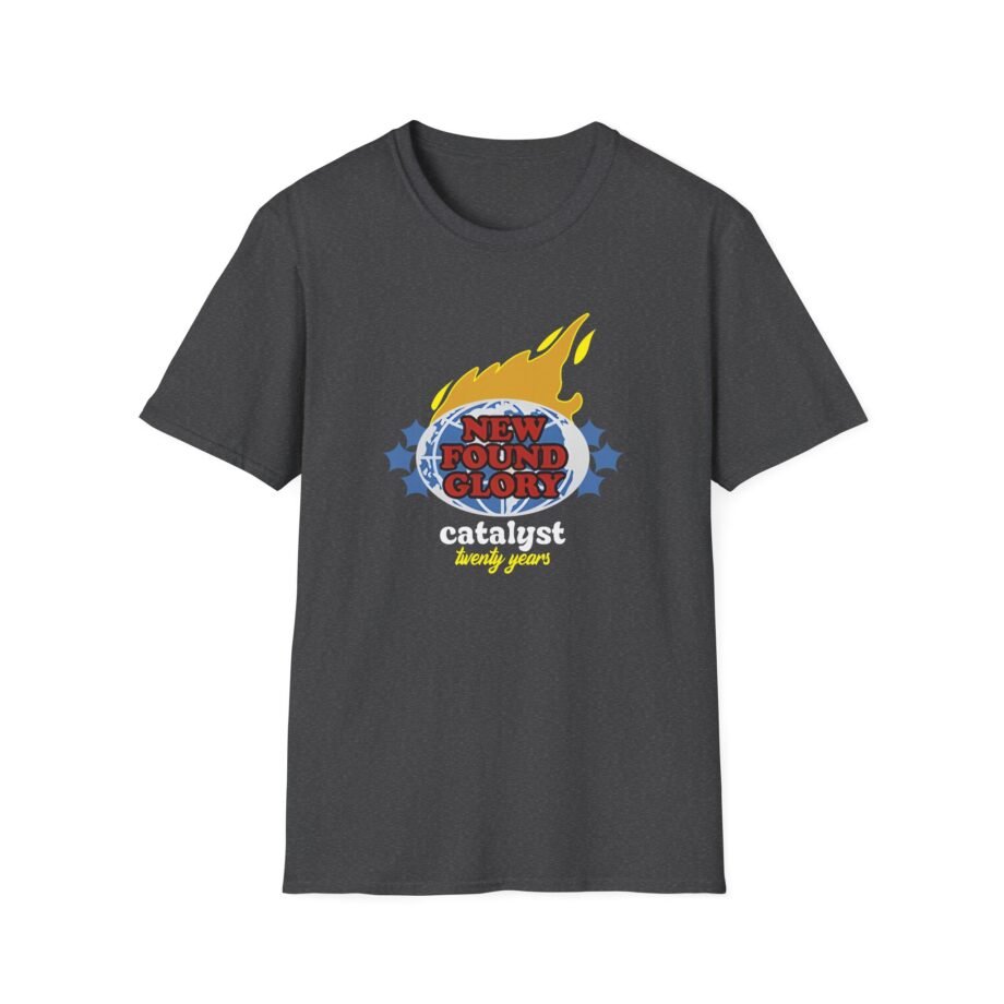New Found Glory It’s All Downhill From Here Flame Unisex Softstyle T-Shirt