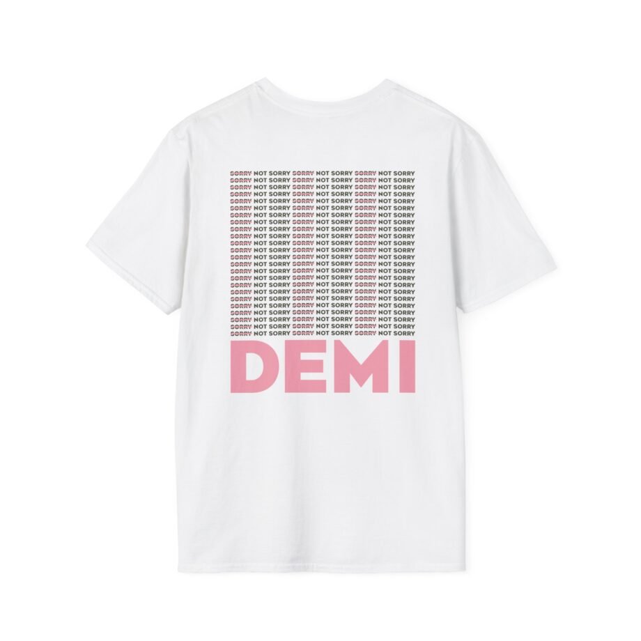 Demi Lovato Not Sorry Unisex Softstyle T-Shirt