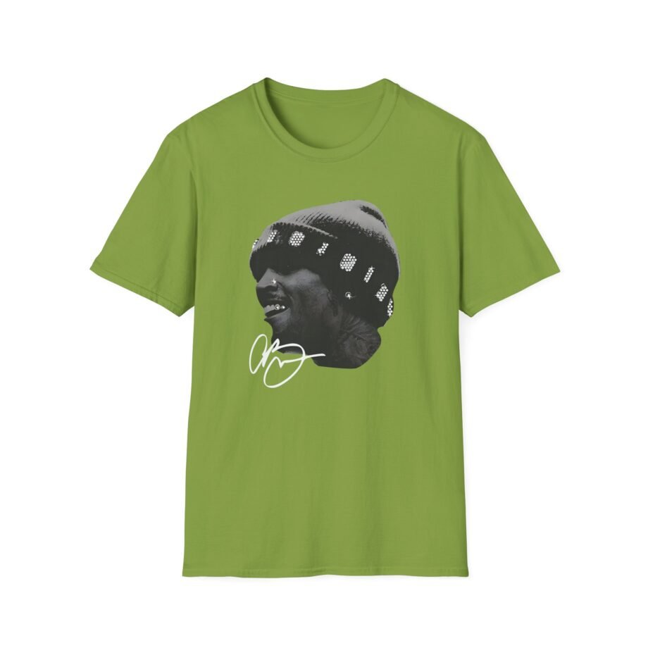 Chris Brown Rhinestone Big Head Unisex Softstyle T-Shirt