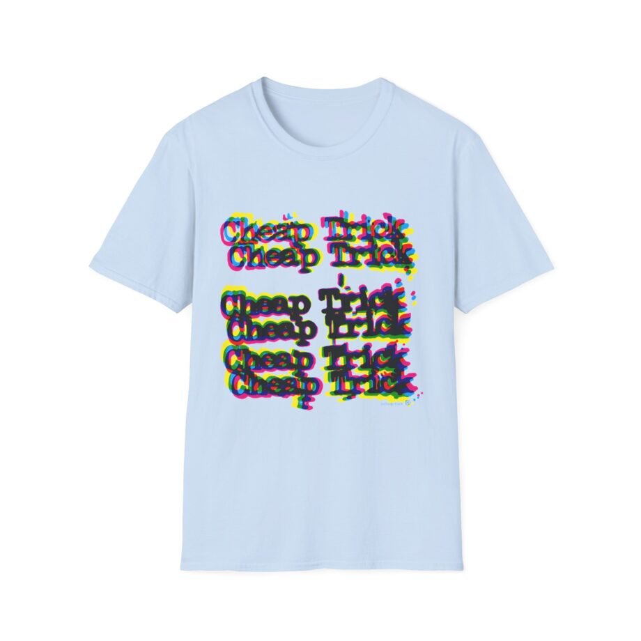 Cheap Trick 3d Logo Unisex Softstyle T-Shirt