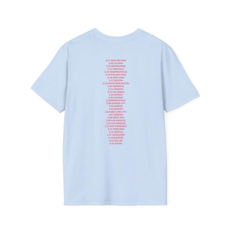 Stephen Sanchez Tour Ringer Unisex Softstyle T-Shirt