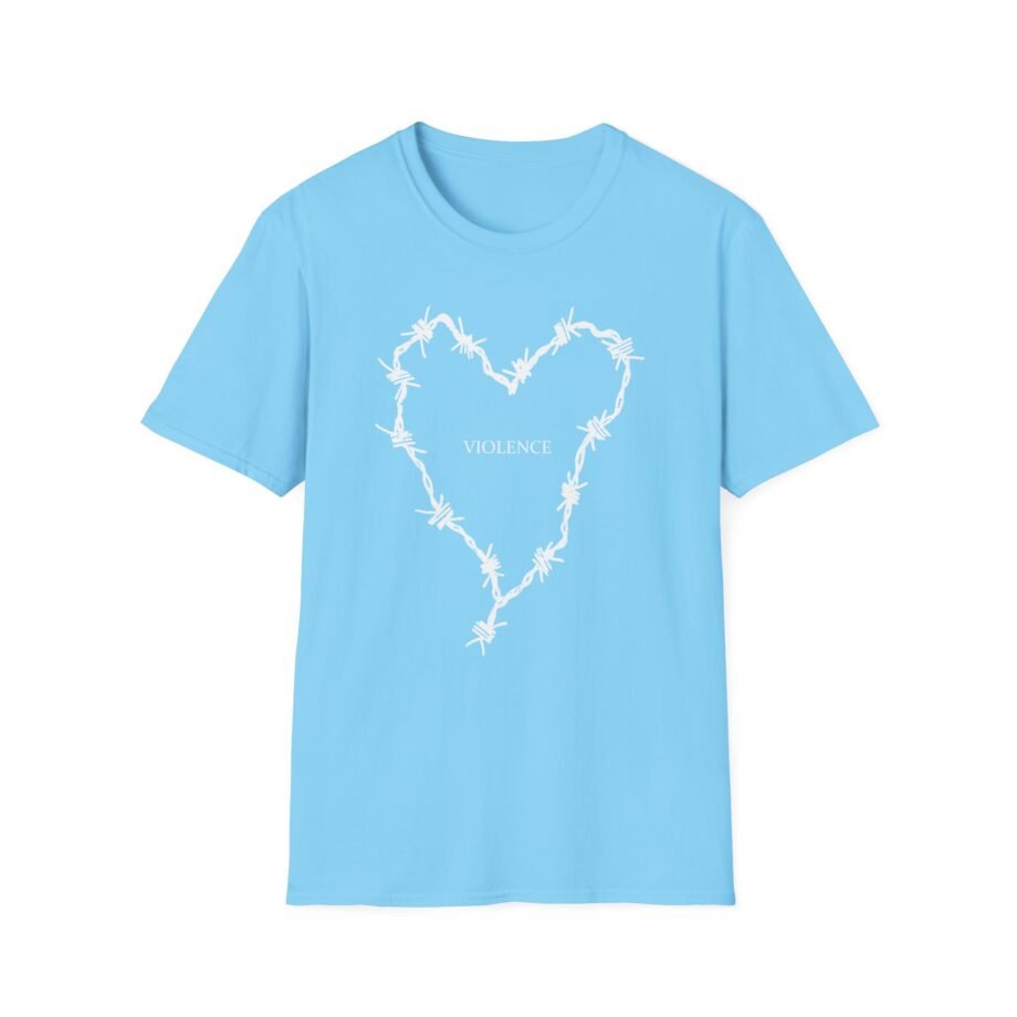 Frank Iero Barbed Wire Hear Unisex Softstyle T-Shirt