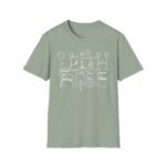 Leith Ross Stick Figures  Unisex Softstyle T-Shirt