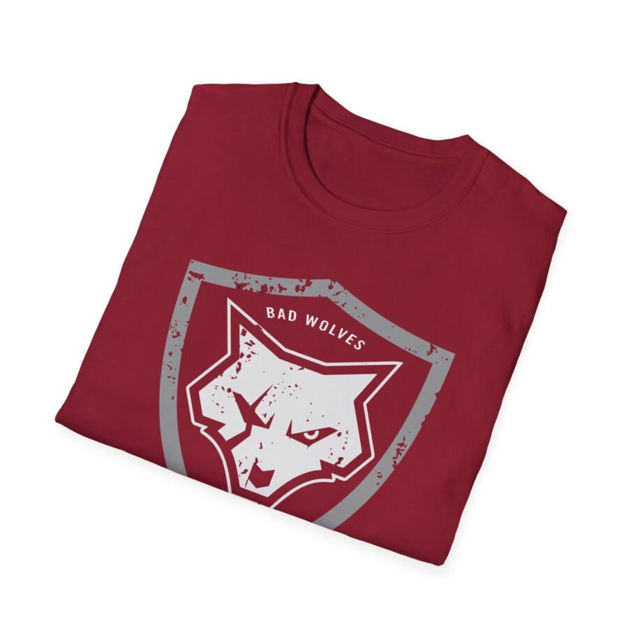 Bad Wolves Distressed Shield Unisex Softstyle T-Shirt
