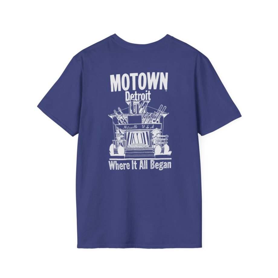 Motown Records Where It All Began Unisex Soft-style T-shirt