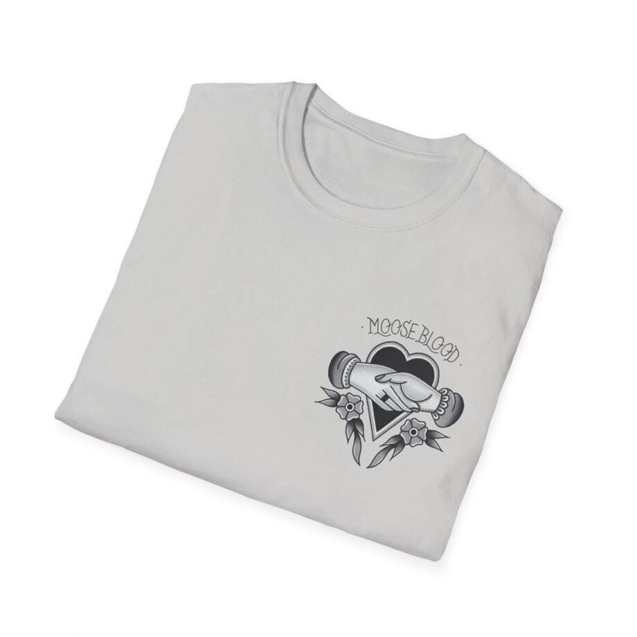 Moose Blood Traditional Tattoo Desig Unisex Softstyle T-Shirt