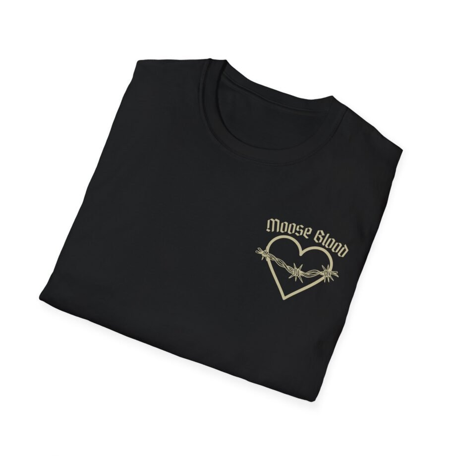 Moose Blood Barbed Wire Heart Unisex Softstyle T-Shirt