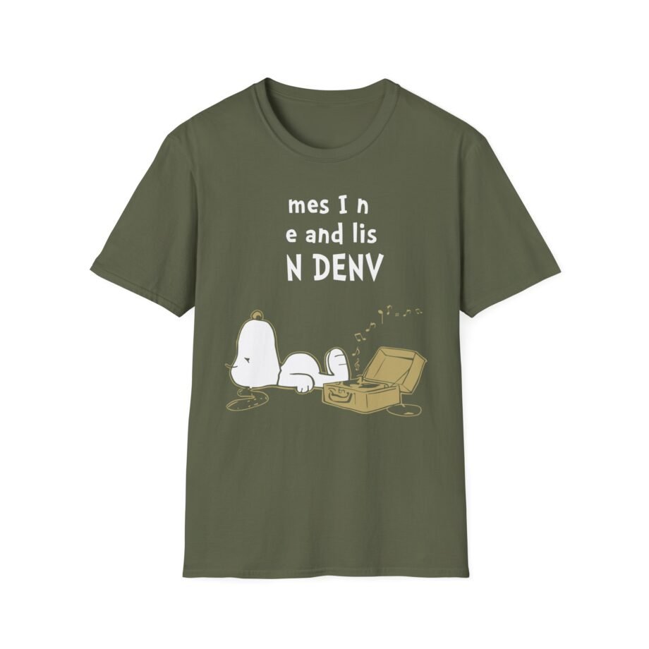 John Mellencamp Sometimes I Need to Be Alone and Listen to Unisex Softstyle T-Shirt