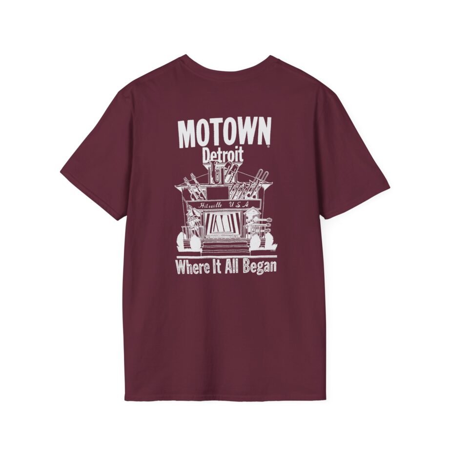 Motown Records Where It All Began Unisex Soft-style T-shirt