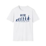 Acdc Evolution of Rock Unisex Softstyle T-Shirt