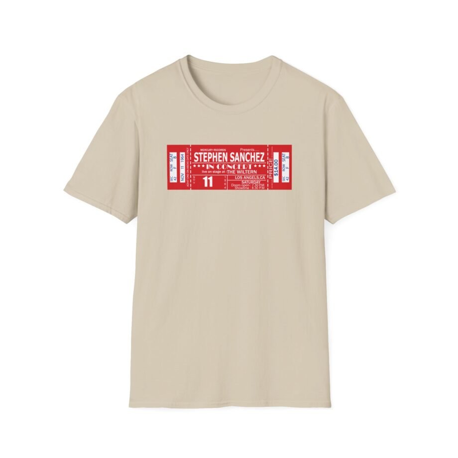 Stephen Sanchez Live in Concert the Wiltern Unisex Softstyle T-Shirt