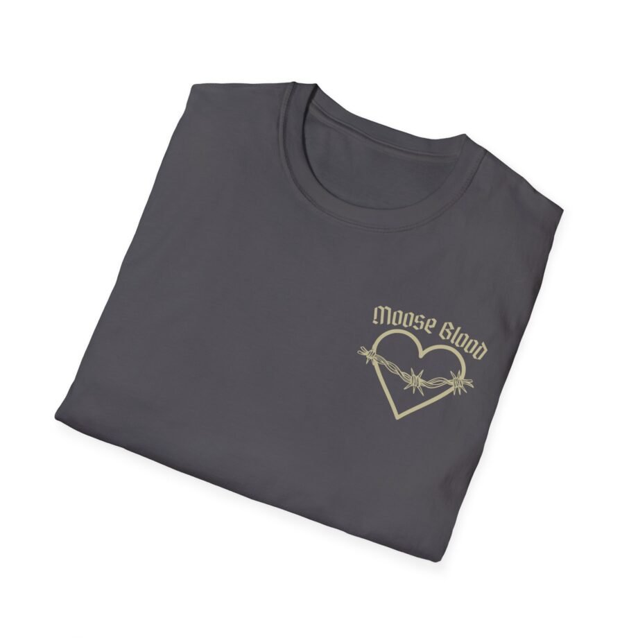 Moose Blood Barbed Wire Heart Unisex Softstyle T-Shirt