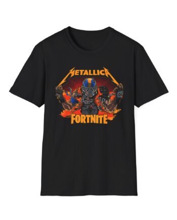 Fortnite X Metallica Fury Unisex Softstyle T-Shirt