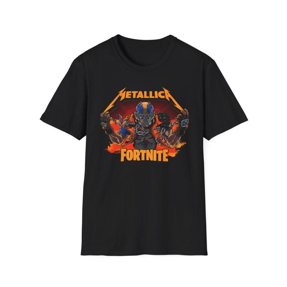 Fortnite X Metallica Fury Unisex Softstyle T-Shirt